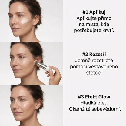 Make-up 2v1 přizpůsobující se pleti
