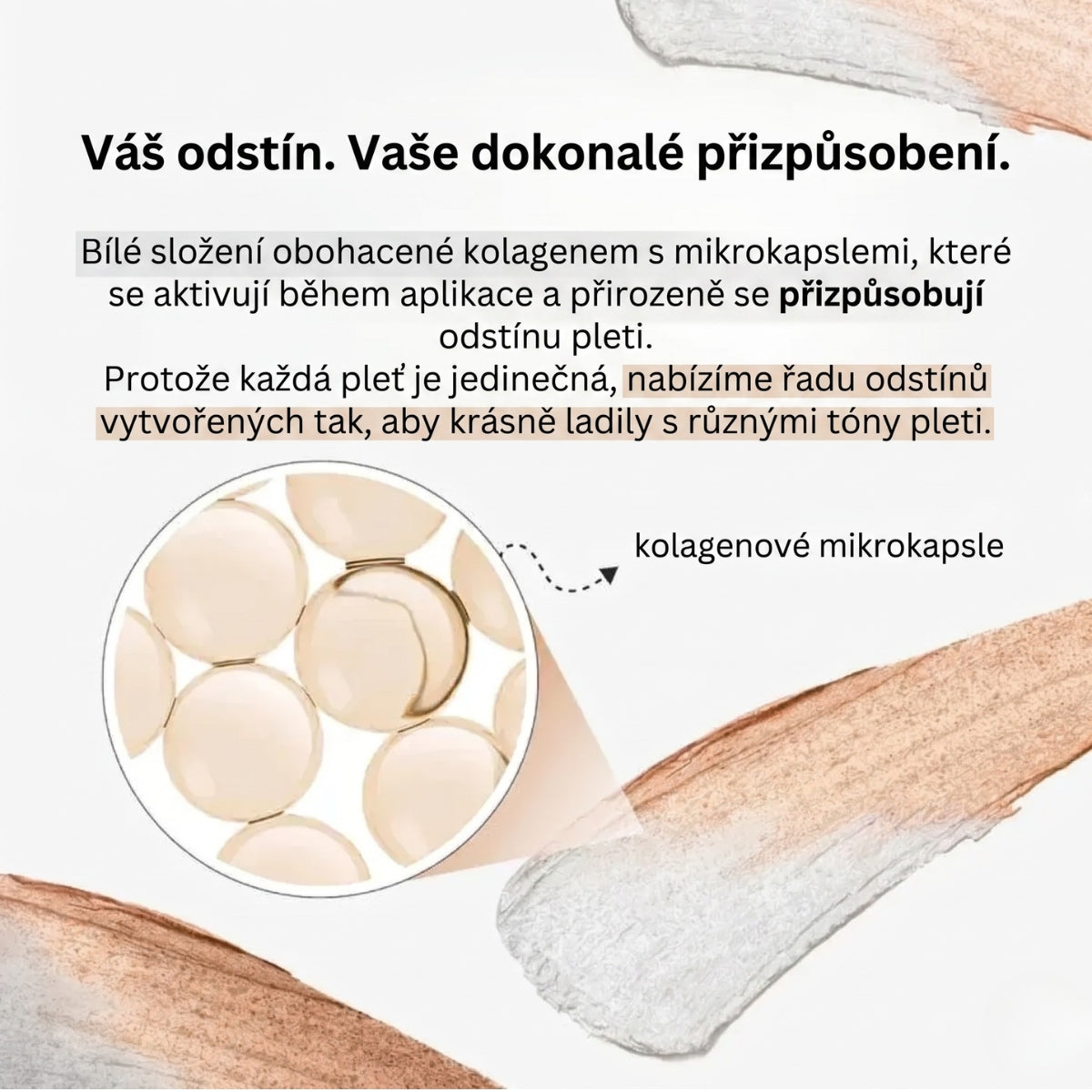 Make-up 2v1 přizpůsobující se pleti