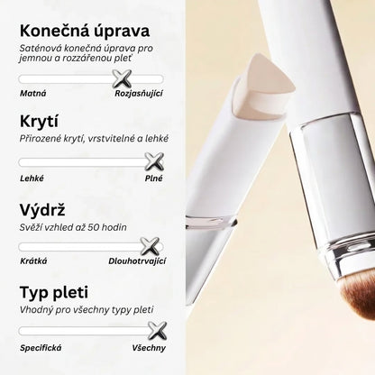 Make-up 2v1 přizpůsobující se pleti