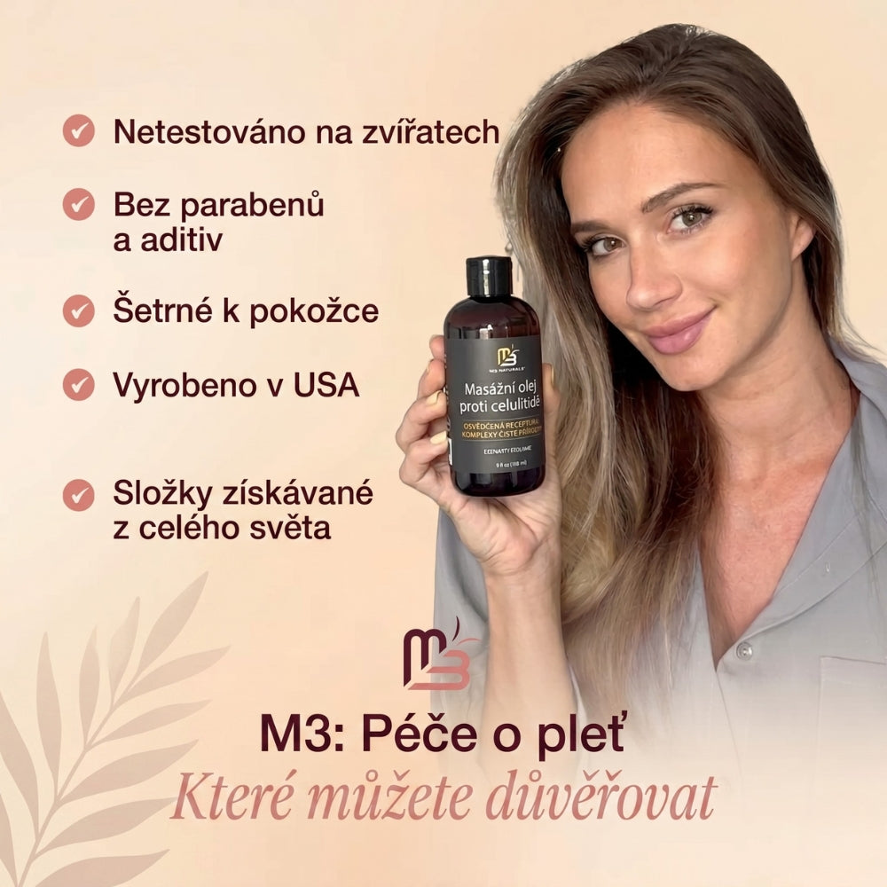 M3 Naturals | Anticelulitidní Olej