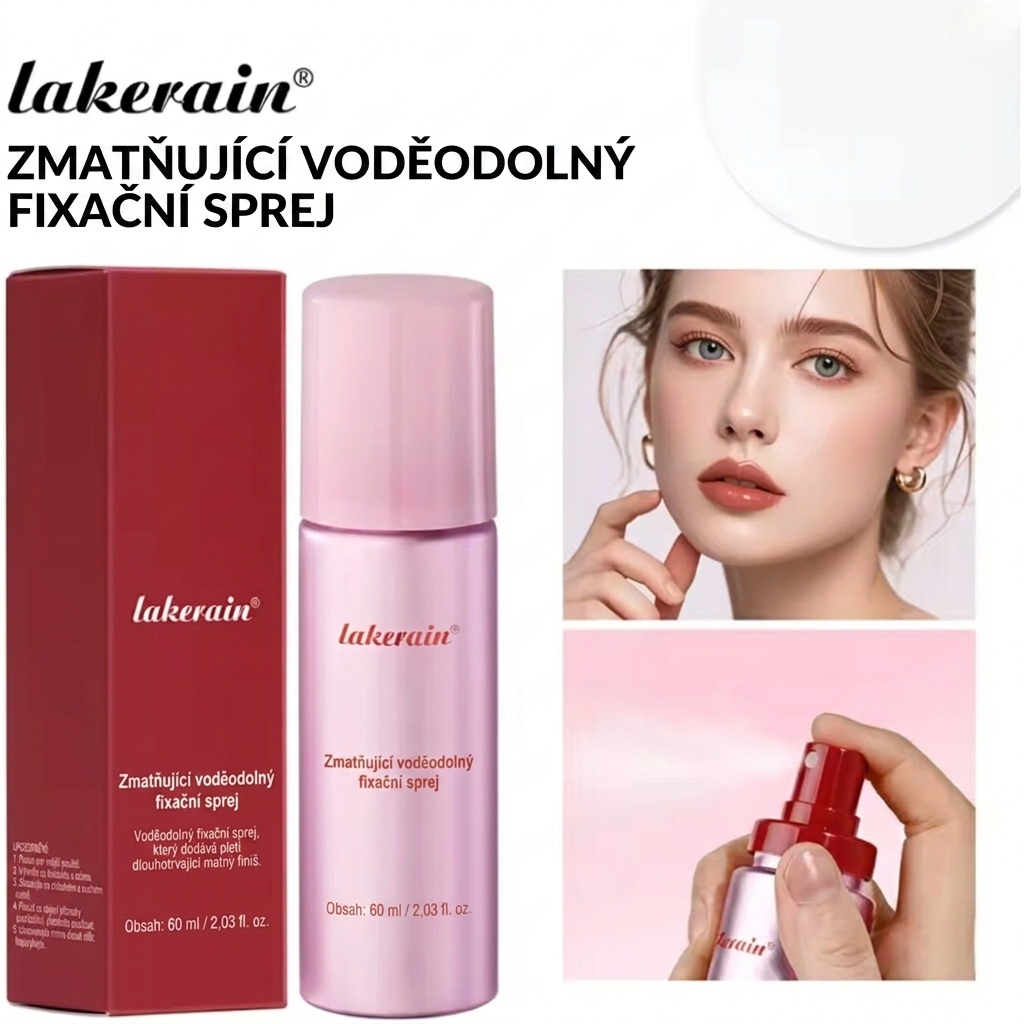 Matující fixační sprej na make-up
